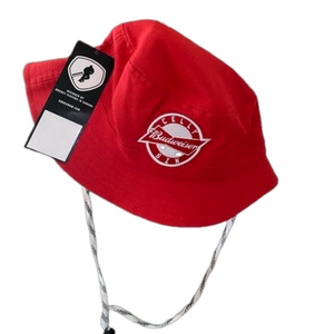 🆕 GONG SHOW "Celly Szn" Budweiser Bucket Hat Hockey apparel Laces & Toggle Sz OS